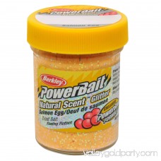 Berkley PowerBait Natural Glitter Trout Dough Bait Salmon Egg Scent/Flavor, Rainbow 553145285